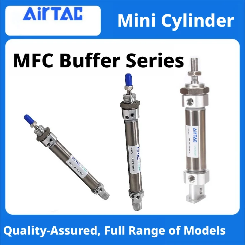 AirTac Pneumatischer Puffer, Einstellbarer Mini-Zylinder MFC-CA, U, CM Drei Arten von Endhalterungen mit Verschiedenen Spezifikationen -20--40 – Detail 2