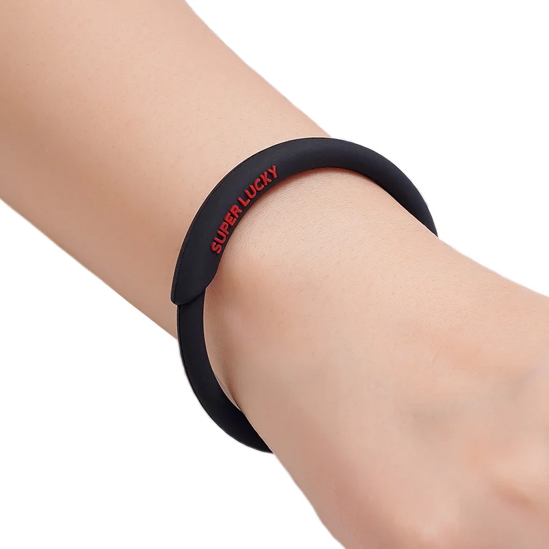 Negative Ion Sports Bracelet Energy Balance Silicone Couple Bracelet Balance Waterproof Silicone Bracelet