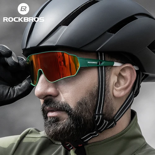 ROCKBROS gafas de ciclismo hombres mujeres MTB carretera deporte al aire libre senderismo gafas polarizadas bicicleta gafas de sol miopía marco bicicleta gafas