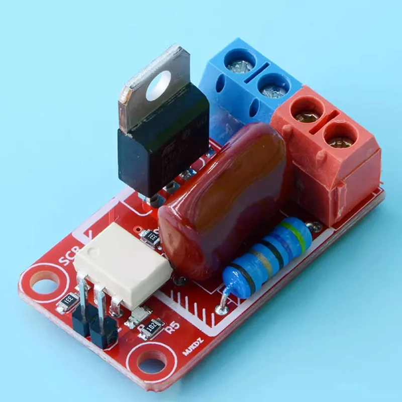 Moduł przełącznika AC Triac SCR BTA16 16A, wykrywanie przelomu zerowego, możliwość ściemniania, kompatybilny z logiką 3.3V-5V — zdjęcie produktu 5