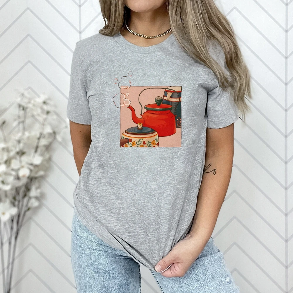 

Y2k Tops Women Cotton Graphic T Shirts Casual Comfortable Tee Relaxed Streetwear Style Fashion Summer Essential Gym Breathable