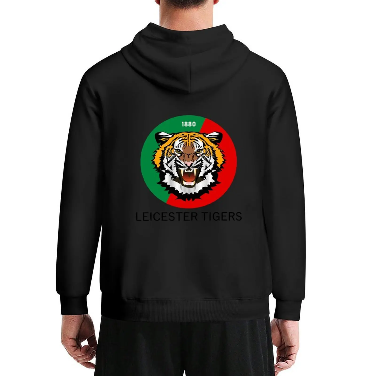

Leicester Tigers Logo Rugby Team Classic Sports Gift Hoodie anime clothing autumn jacket men hoodie
