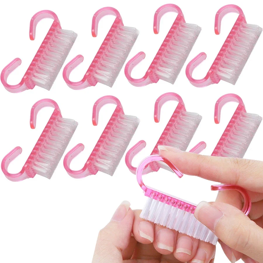 

10pcs Nail Cleaning Brushes Set for Manicure Pedicure Portable Hand Care Tool Finger And Hand Hygiene