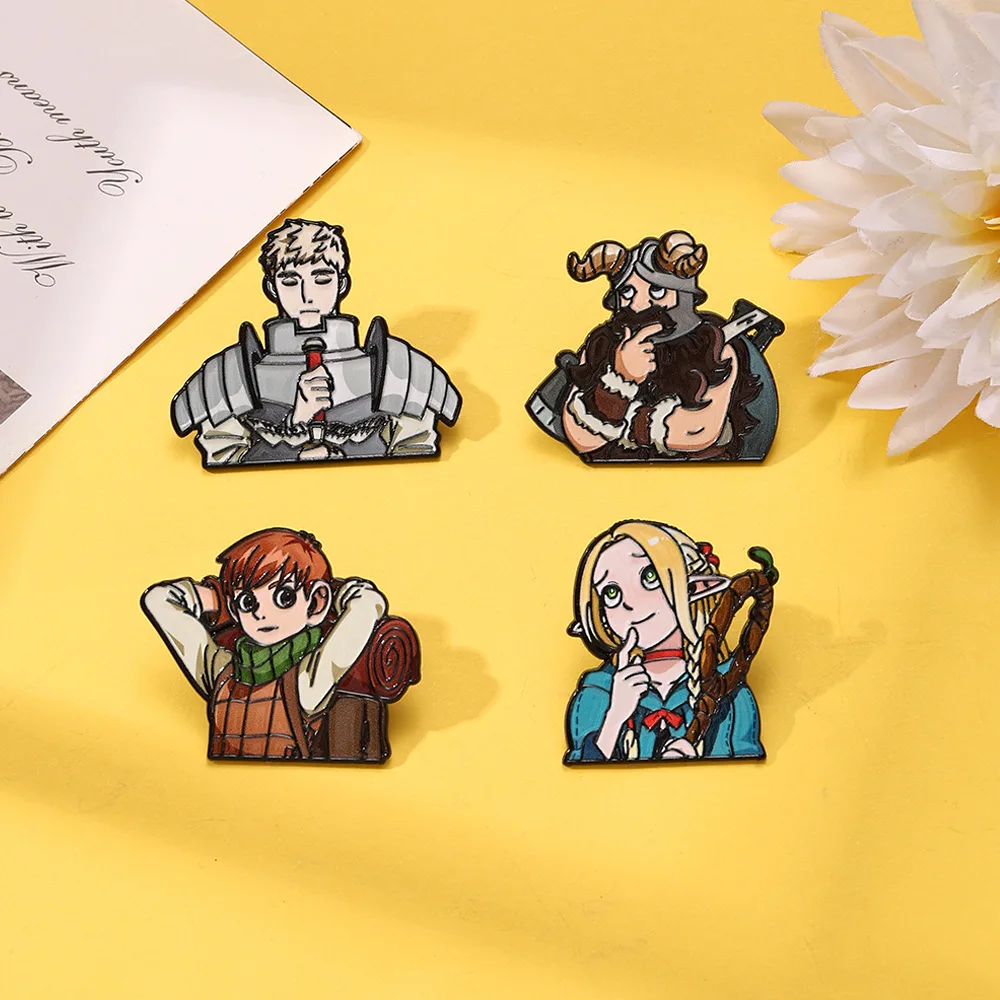 Leos Malohir Anime Cartoon Badge Labyrinth Rice Anime Peripheral Brooch Clothes Backpack Clothing Accessories Jewelry Fans Gifts
