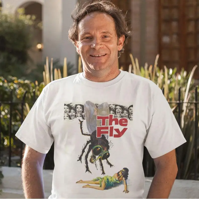 

The Fly T Shirt Original Movie Design Adult Regular Fit White