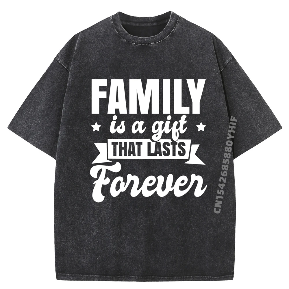 

Matching Vacation Family Reunion Vintage Washed T Shirt Men New Shirts And T-Shirts Tee Shirt Big Size Clothes