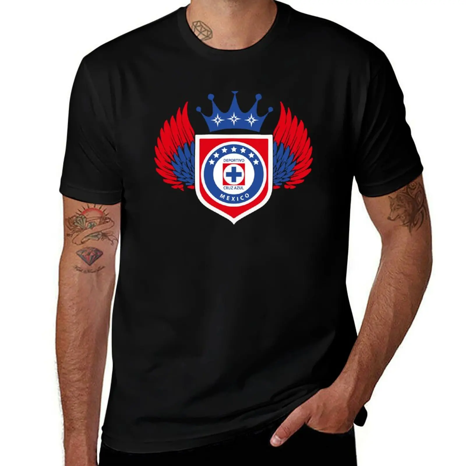 Shield Cruz Azul T-Shirt t shirts cotton 100% T-Shirt