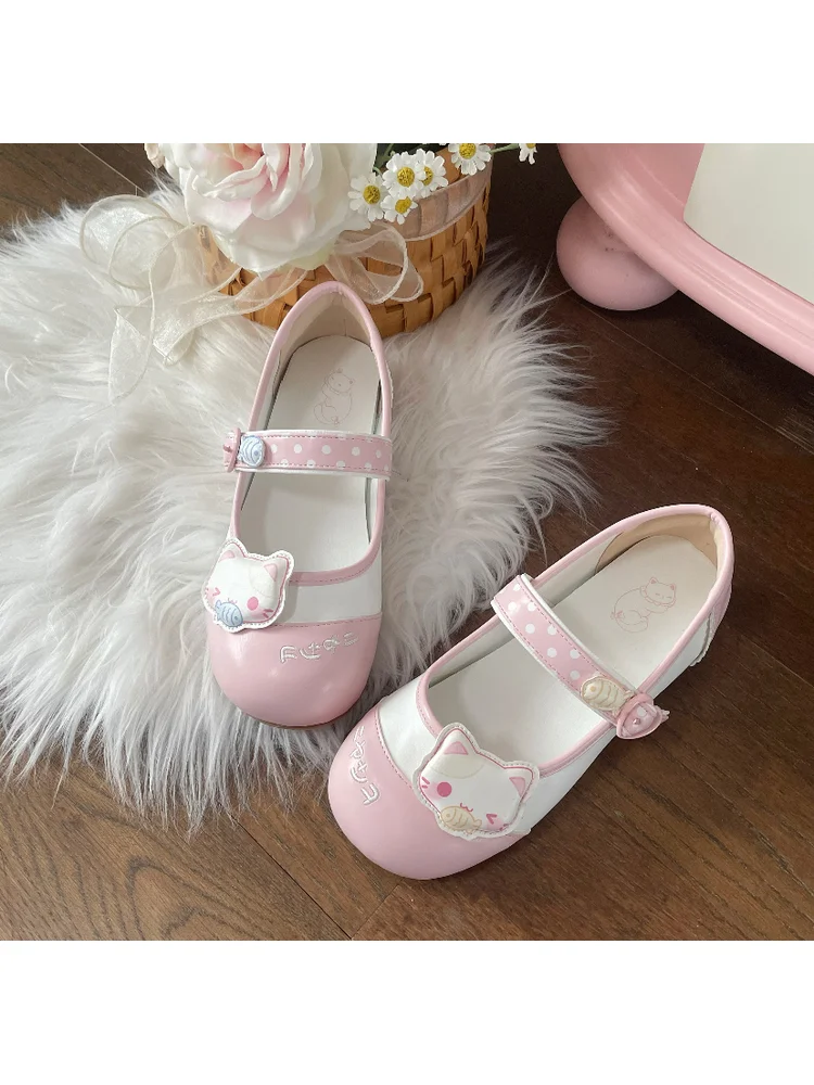 

Emily Tea Party Original Indoor Shoes Sweet And Cute Cute New Round Head Soft Girl Versatile Women's Shoes
