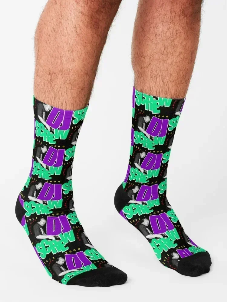 Dj Screw T-ShirtDJS rip Socks short shoes fashionable cotton Socks Ladies Men's