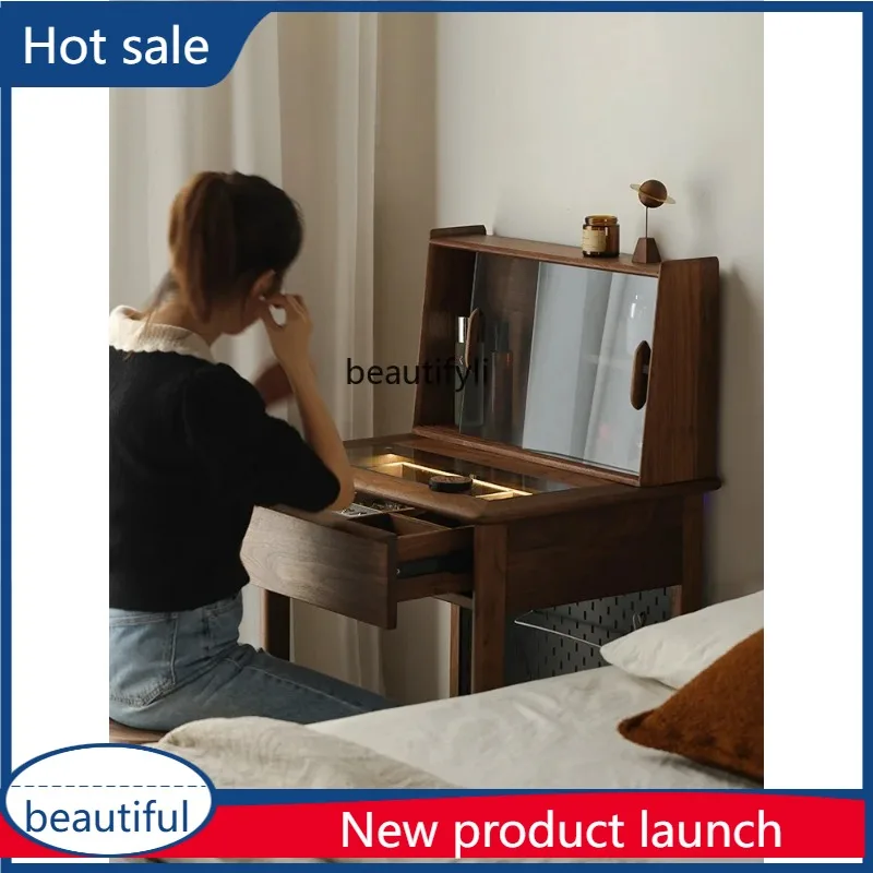 

A029 японский скандинавский комод из черного ореха, туалетный столик, туалетный столик для спальни, шкаф