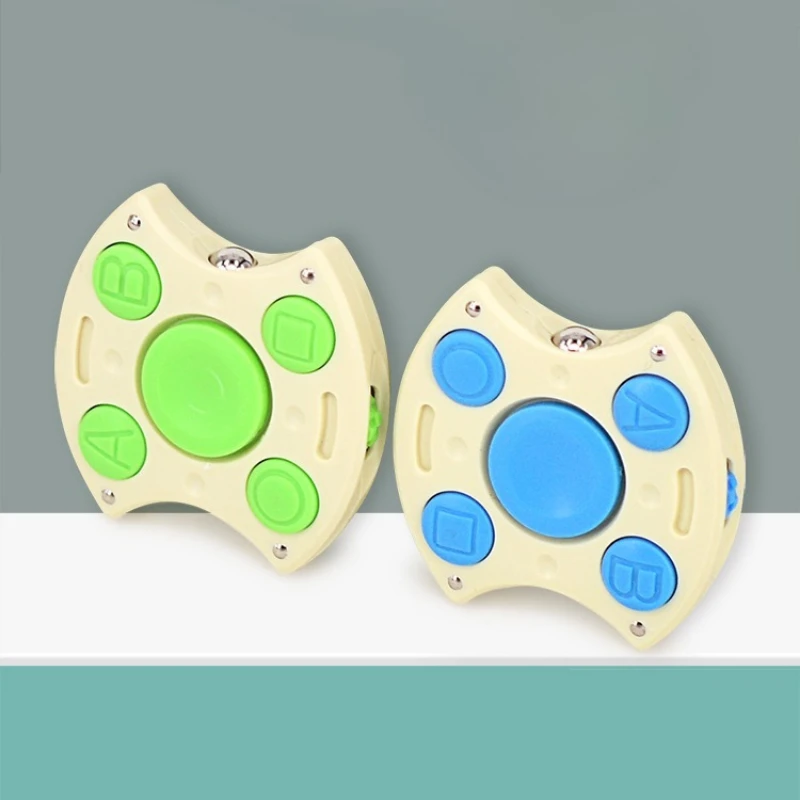 Ręka Fidget Spinne Roller Gamepad Cube Clicker EDC łagodzi stres zabawka Spinning Top Tip Gyro Antistresse dekompresja