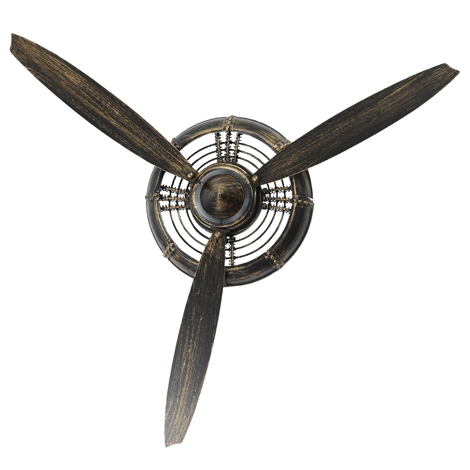 Vintage Propeller Wall Hanging Decor Iron Industrial Style Home Office Bar Coffee Shop Wall Decoration Retro Propeller Ornament