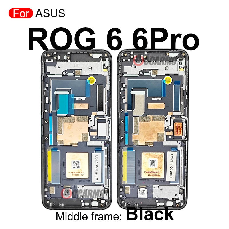 1Pcs For ASUS ROG Phone 8 7 6 Pro ROG6 Rog 8Pro Middle Frame Replacement Parts