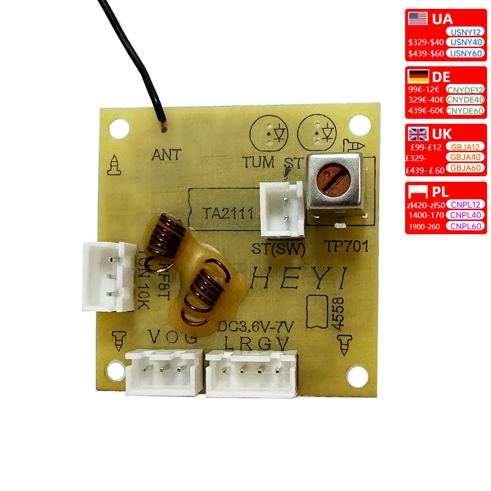 Nvarcher Toshiba TA2111 Chip Transceiver Board High Sensitivity  Quality Stereo FM Radio Head