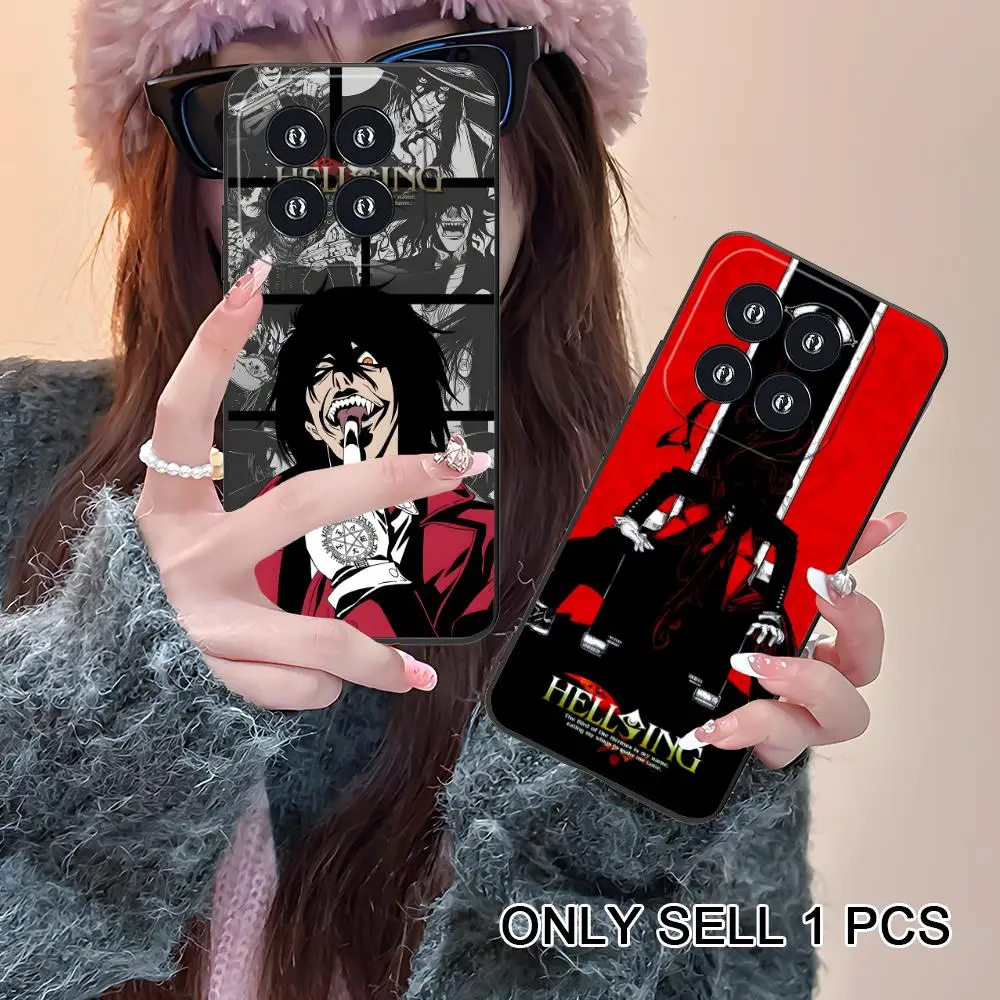Anime Alucard Hellsing Phone Case for Xiaomi 15 14 13 12 Mi 11 T Ultra Lite Pro S X 5G Soft TPU Shockproof Cover - view 3