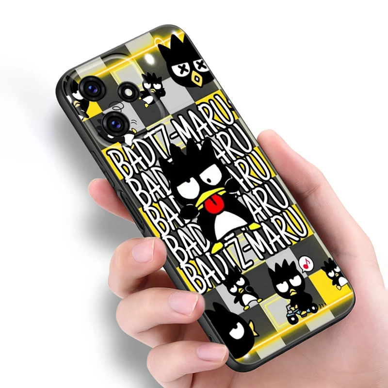 Bad Badtz-Maru Black Phone Case For Xiaomi Redmi 11 Prime 11A 12C 13C A1 A2 Plus A3X 12 13 4G 10 13R 5G 9A 10A 9C 10C 9i 9T 12R