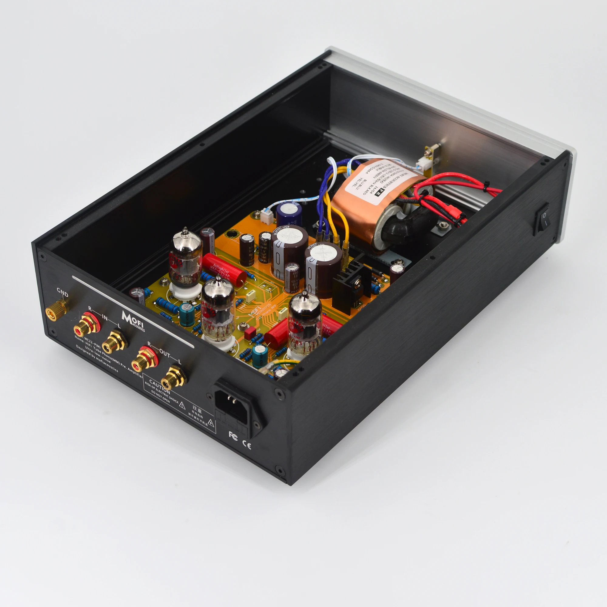 Klassischer MM-Röhren-Phono-Vorverstärker, Hi-Fi Analog-Vinyl-Plattenspieler Audio-Vorverstärker, Optional mit EAR834/C22/M7/ANK-L2 Schaltung – Detail 20