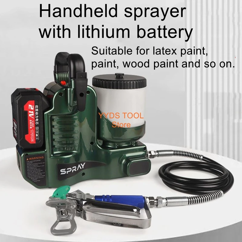 Handheld sprayer can be used for home improvement latex paint spray paint repair DIY lithium battery models small sprayer