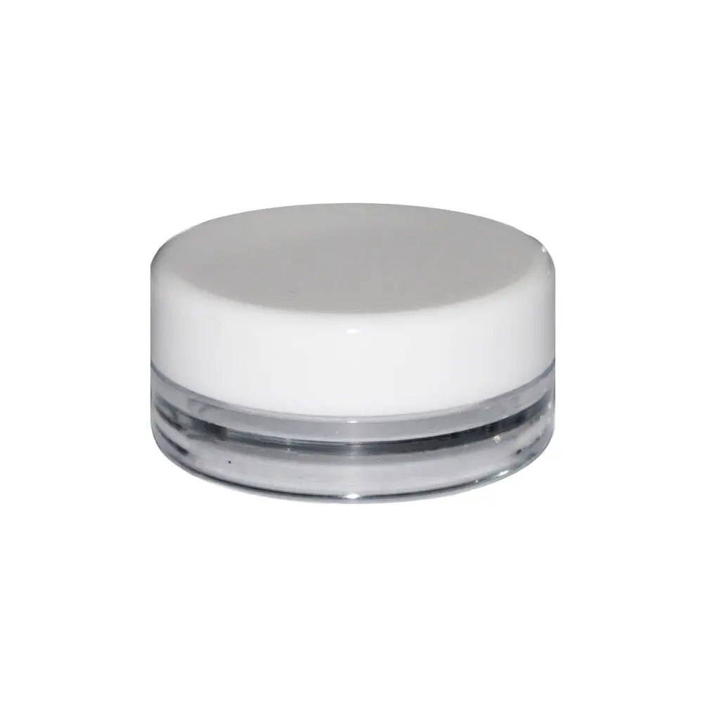 Récipient cosmétique en plastique africain rond, pot d'échantillon, pot de voyage, 3ml, 5ml, 15ml, 10ml, 200 pièces