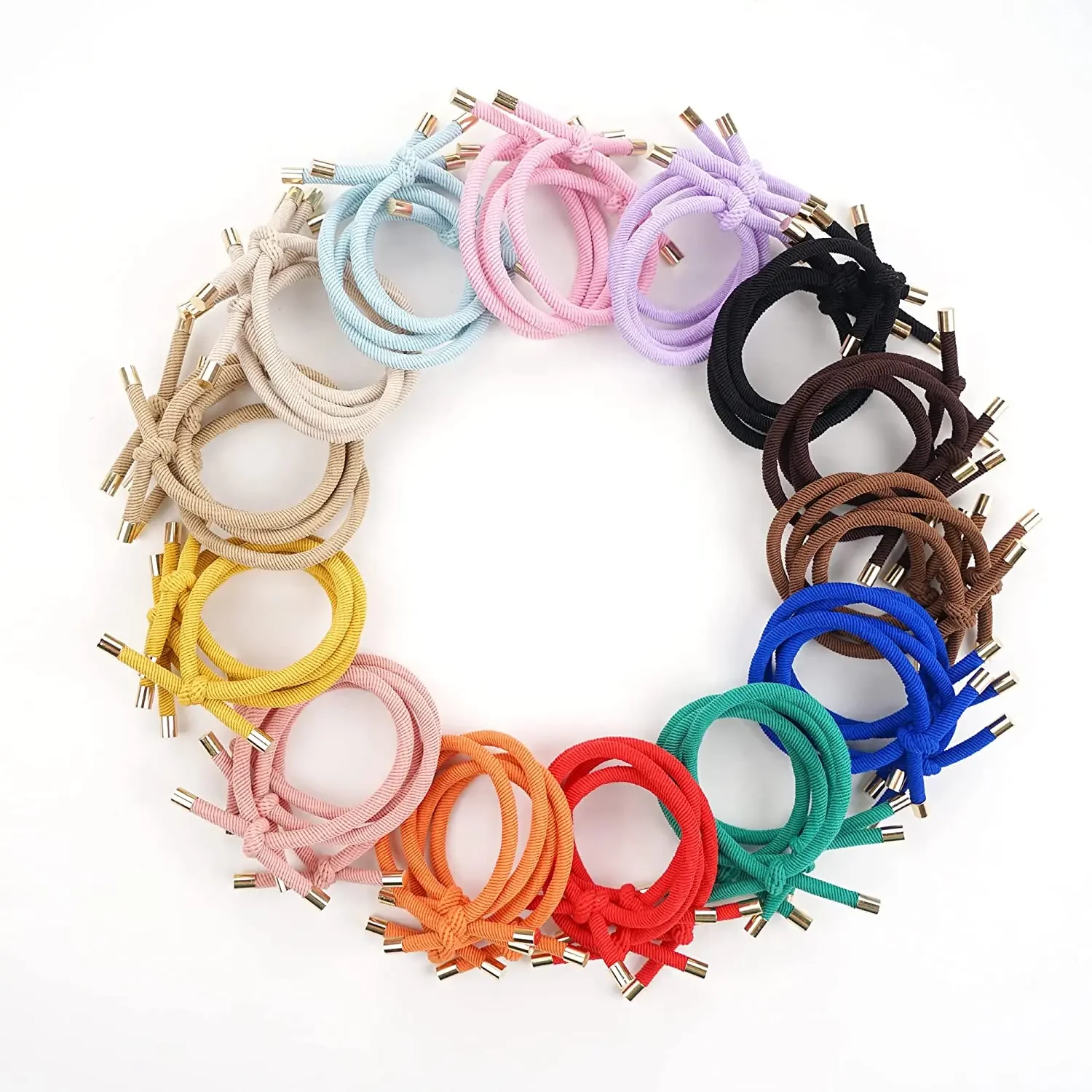 10/14Pieces Hair Tie Elastics Knotted Hair Ties Ponytail Holders for Women for Women Girls