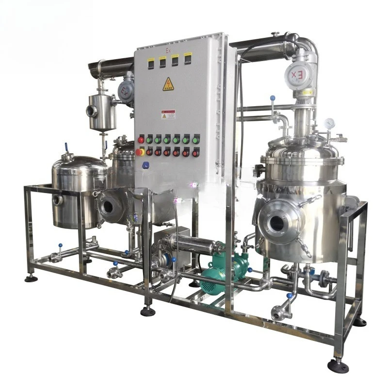 Laboratory-type plant extraction and concentration equipment for high-efficiency temperature control for polysaccharide