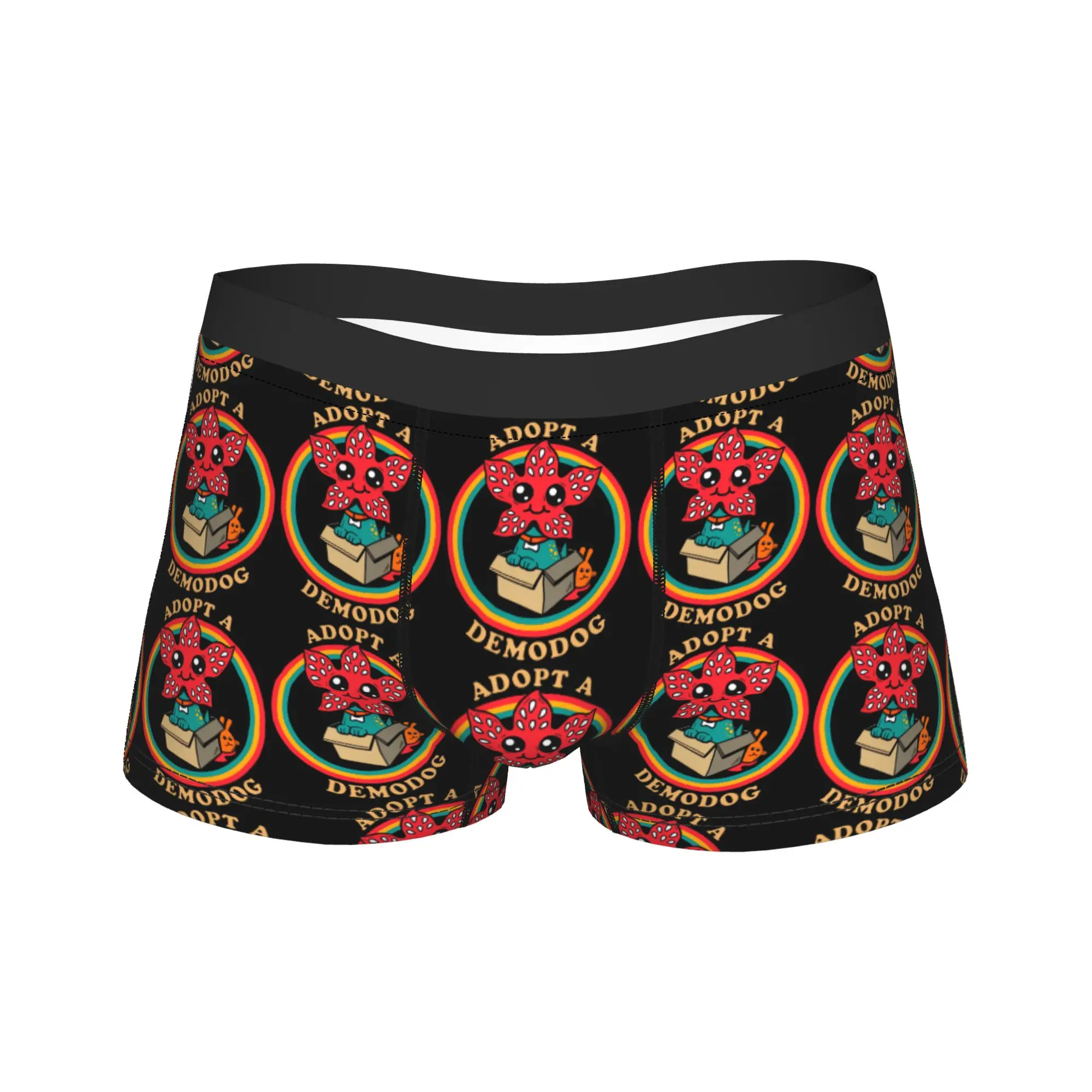 American TV Series Boxershorts The Demogorgon Pouch Underwear High Quality Pattern Boxer Brief Classic Men Underpants Big Size