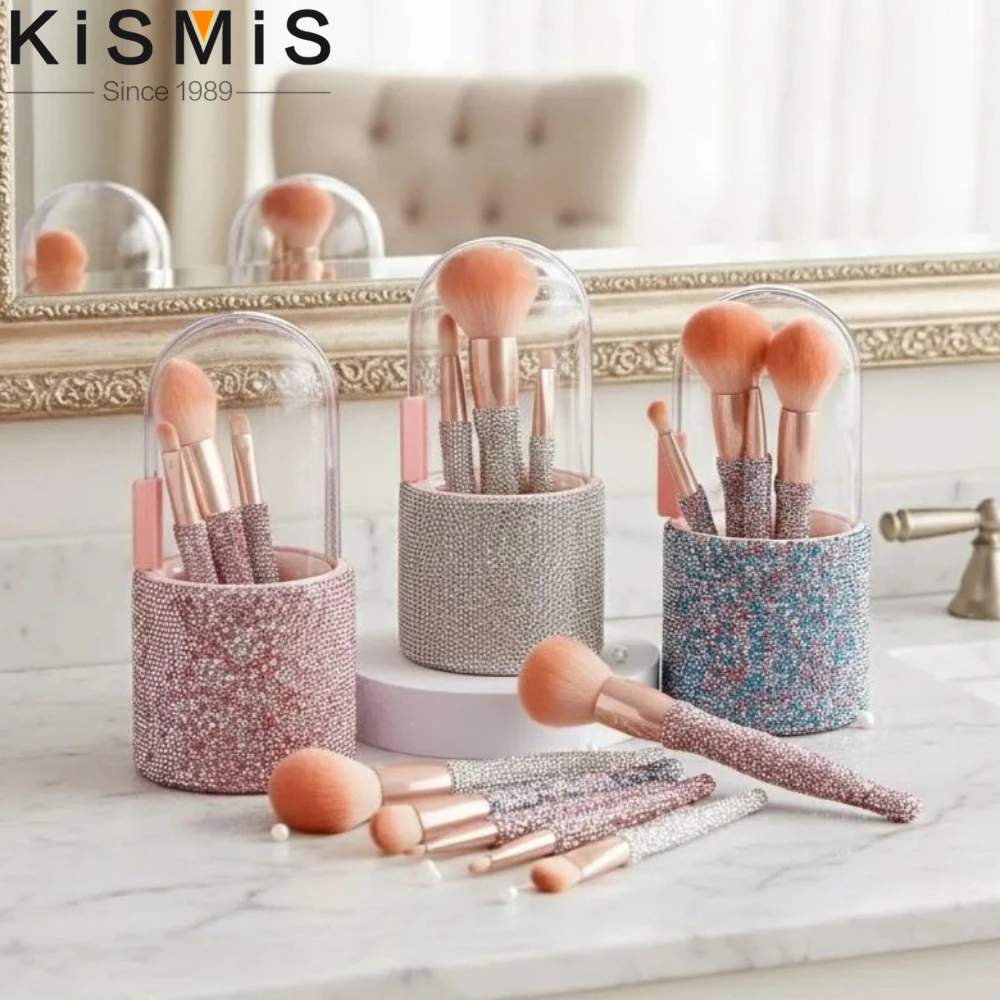 

Набор профессиональных кистей для макияжа, 8 шт., синтетические кисти для консилера, теней для век, пудры, инструменты для красоты