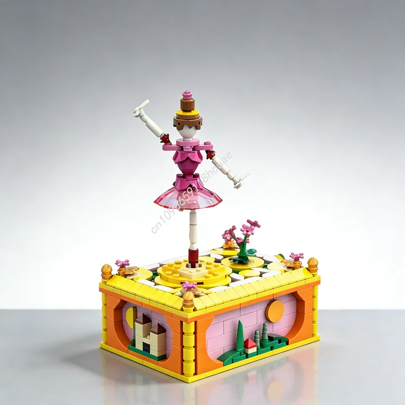 ตัวต่อ MOC นักเต้นบัลเล่ต์ 453 ชิ้น ของเล่น DIY สร้างสรรค์ ของขวัญคริสต์มาส ไอเดียสร้างสรรค์ ตัวต่อเสริมพัฒนาการเด็ก