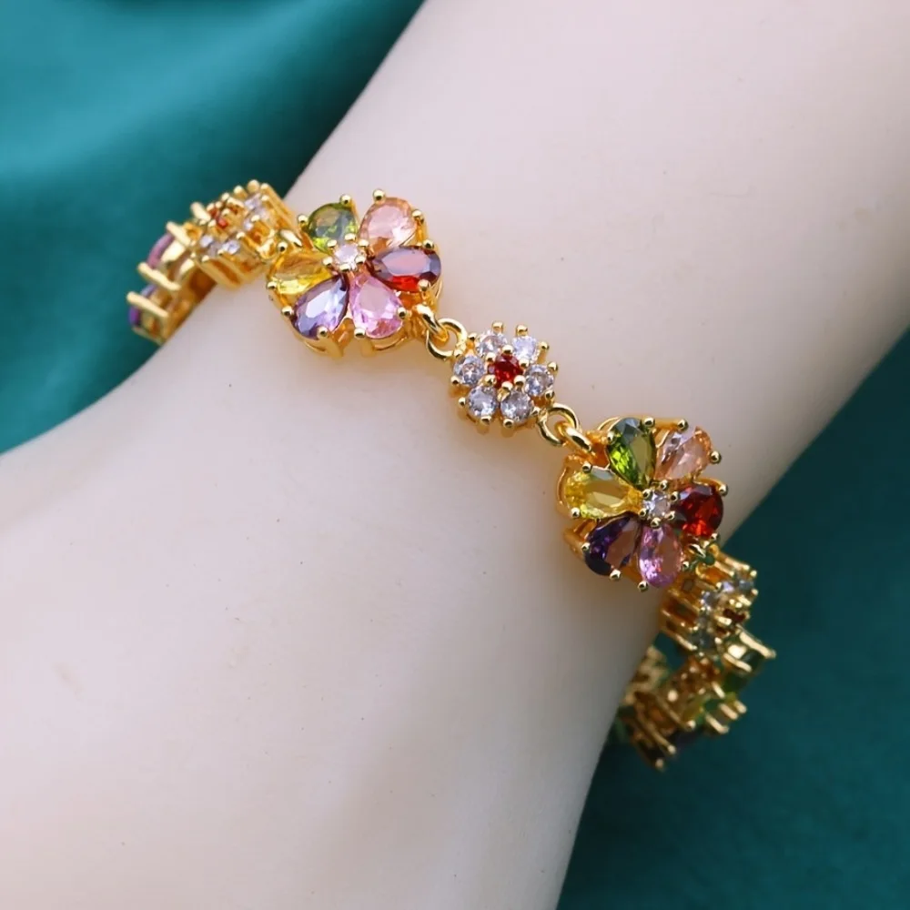 

Новый французский модный браслет из Дубая с покрытием из 24-каратного золота, изысканное украшение для помолвки и вечеринок для влюбленных