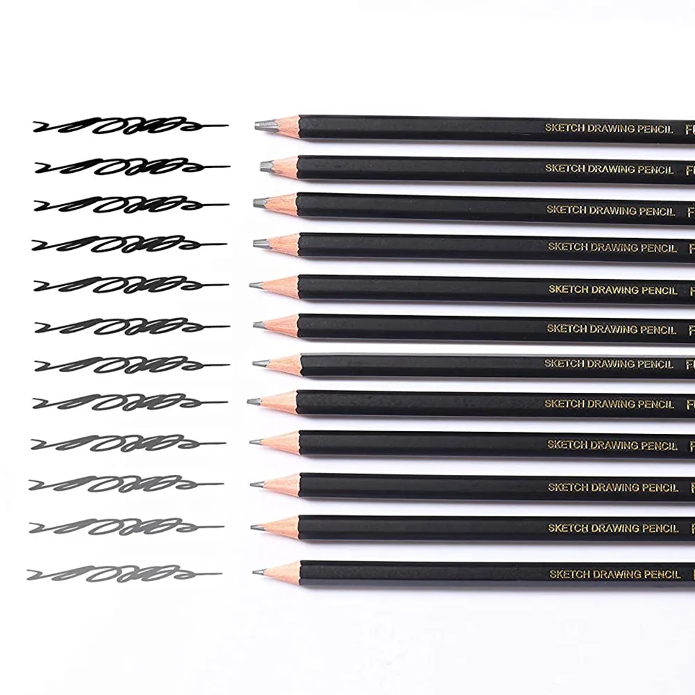HB 2H 4H 6H B 2B 3B 4B 5B 6B 8B 10B Drawing Sketching Pencil Set