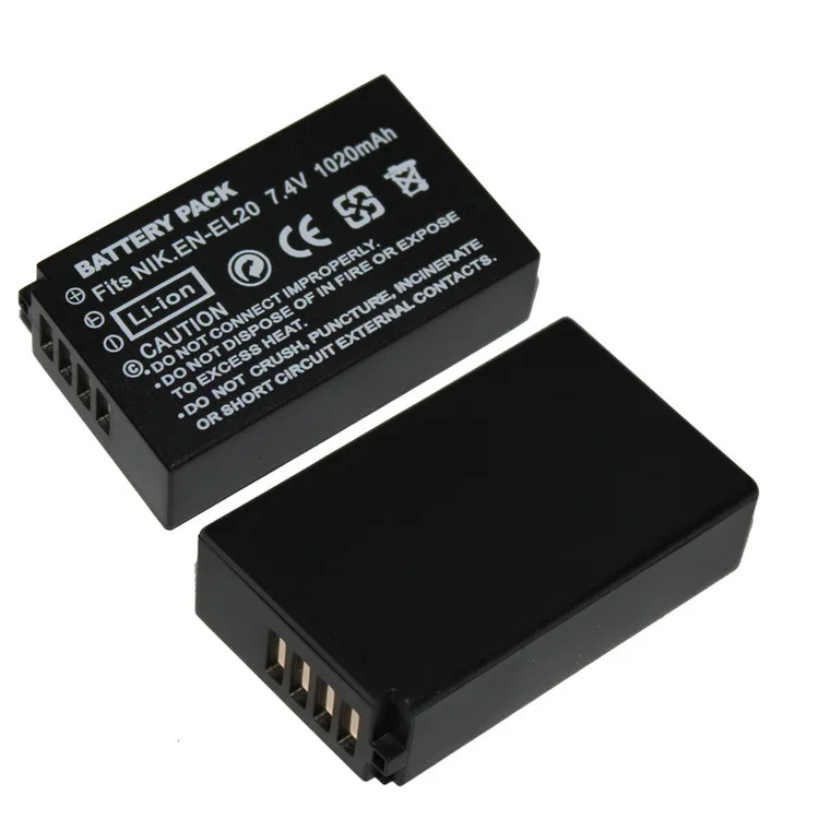 7.4V 1020Mah EN-EL20 Enel20a Enel20 El20 Camera Accu Voor Nikon Coolpix P1000 P950 J1, 1 J2,1 J3 Voor Nikon 1 Aw1 Usb Oplader