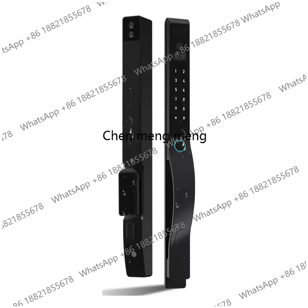 IP68 Waterproof 3D Face Recognition Tuya App Swing Sliding Door Lock Digital Fingerprint Password Smart Door Lock With Camera