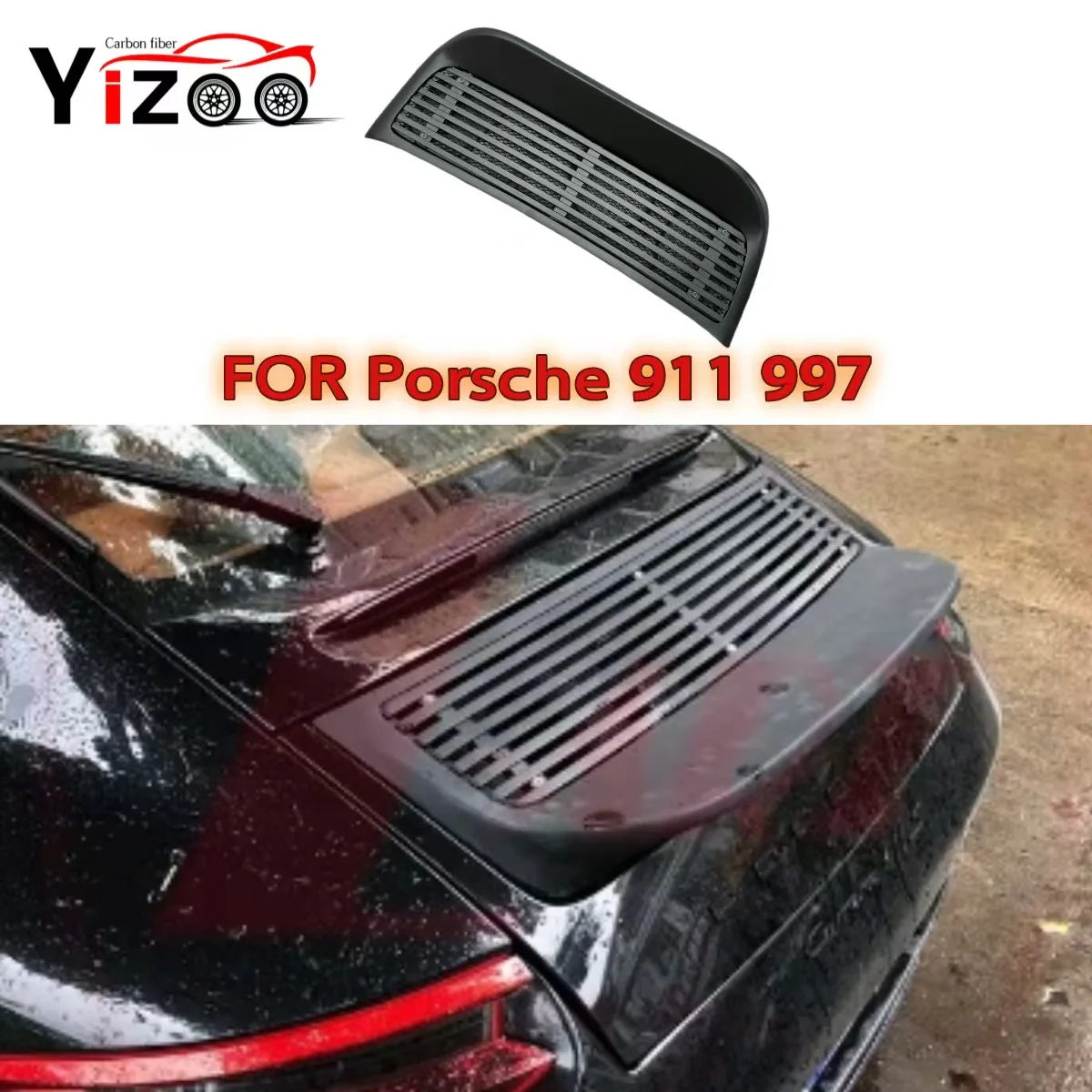 

Dry Carbon Fiber Duck Tail Wing For 997 2005-2011 Carbon Fiber Rear Trunk Lid Spoiler For Porsche 911 997 Duck Tail Spoiler