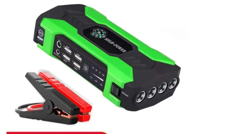 Multifunctional Emergency Car Jump Starter Portable Auto Battery Starting Power Booster