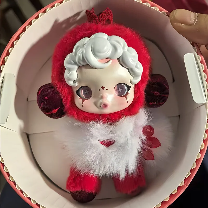 

High-Quality Replicated Halloween Sweet Heart Mokoko Plush Toy Pendant Durable And Flexible Sp Vinyl Doll Hanging Ornament 17cm