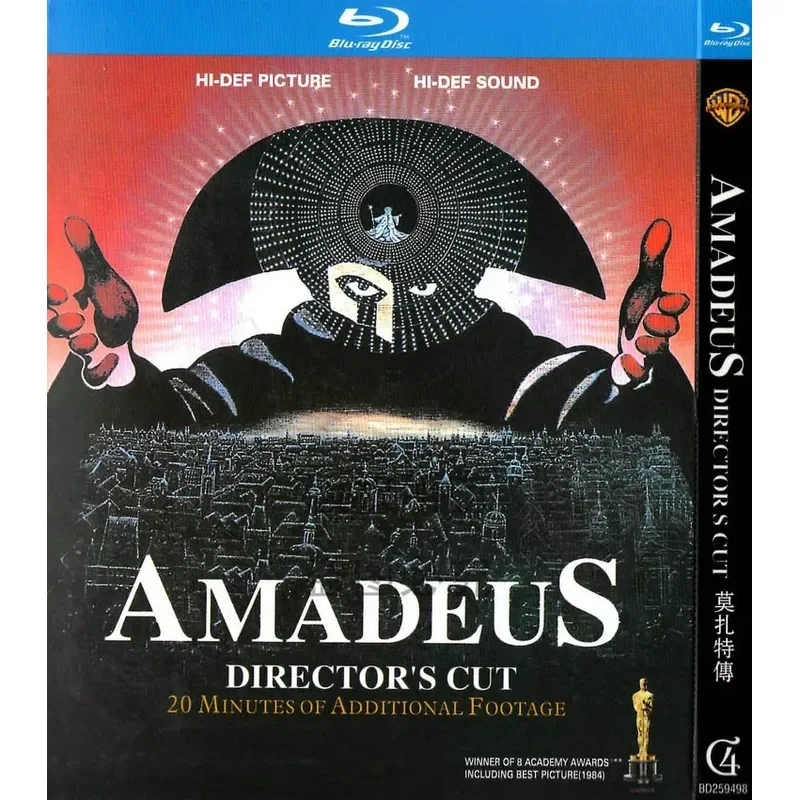 

Blu-ray Music Biography Film Mozart Biography High Definition 1080P 1BD Disc Non-DVD Disc