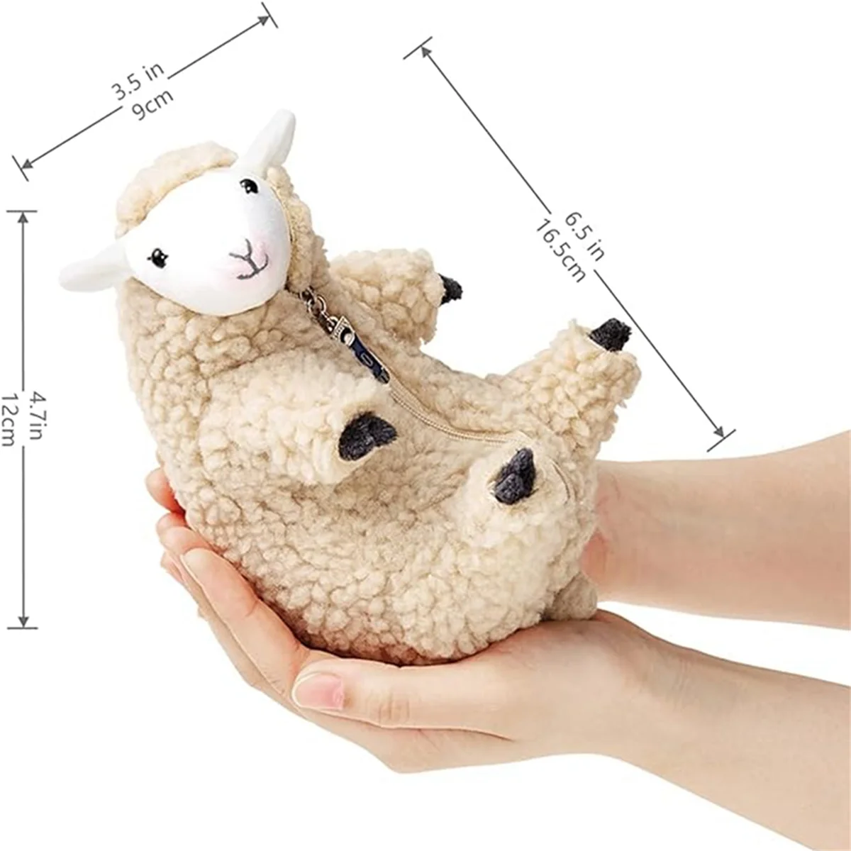 Plushies,Shaved Sheep,Funny Lamb Stuffed Animal,Cute Plushie,Sleeping Pet Buddy,Best Birthday Gifts for Girls Boys Teens