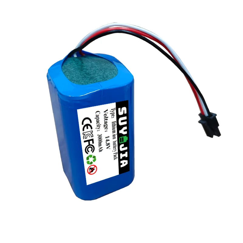 14.8V 2600mAh/3000mAh/3500mAh Battery for Qihoo 360 S5 S7 S7Pro T90 X9 Robotic Vacuum Cleaner Replacement Batteries Part