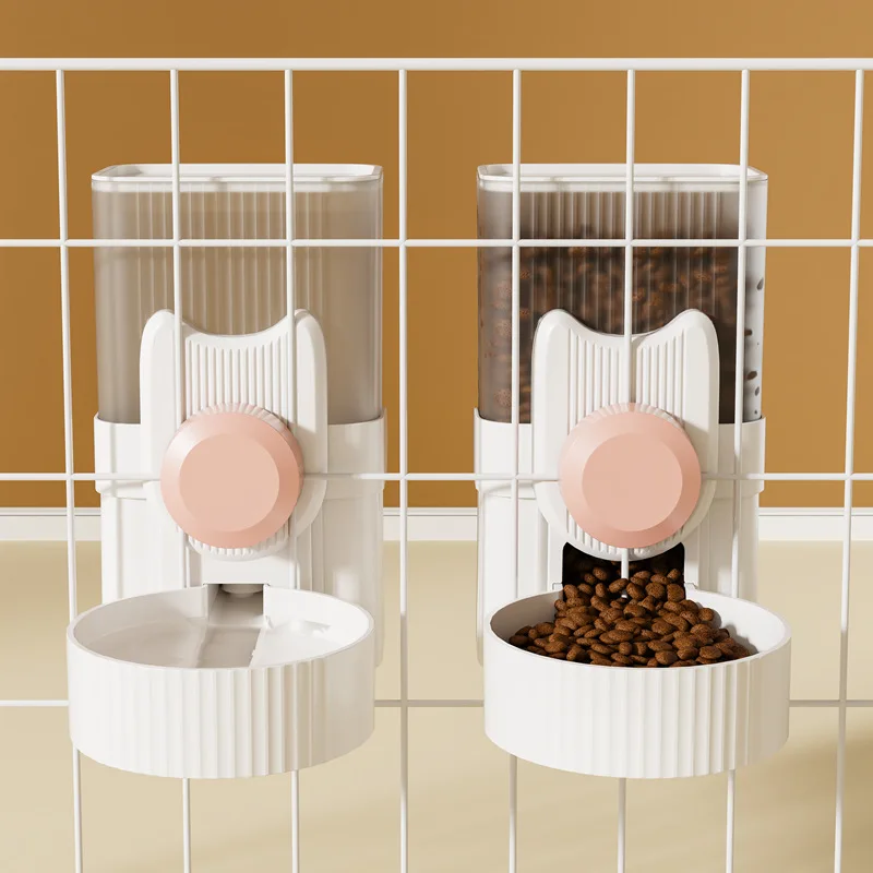 

Automatic Pet Supplies Cat Dog Hanging Water Dispenser Water Dispenser Feeder Cage Fixed Hanging Kettle Drinking Feeder