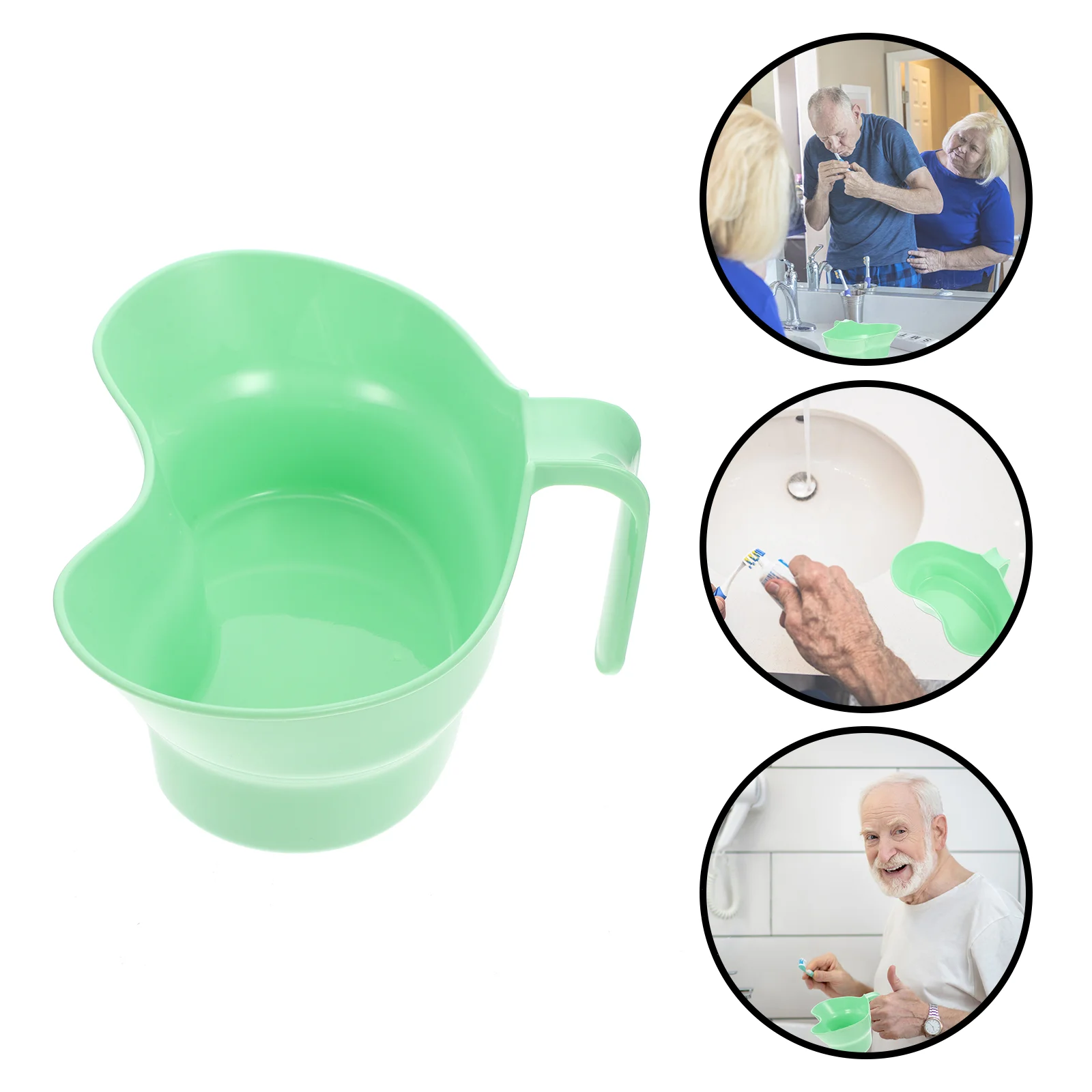 

Teeth Brushing Wash Cup Toothpaste Bedridden Toothbrush Mug Toothbrushes for Kids Patient Mugs Household Container