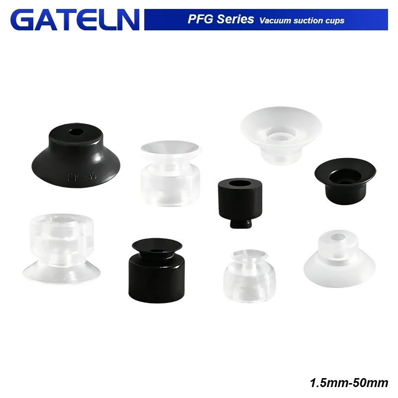 Pneumatic Flat Vacuum Suction Cup PFG1.5/2/3.5/5/6/8/10/15/20/25/30/35/40/50mm Industrial Pneumatic Suction Pad