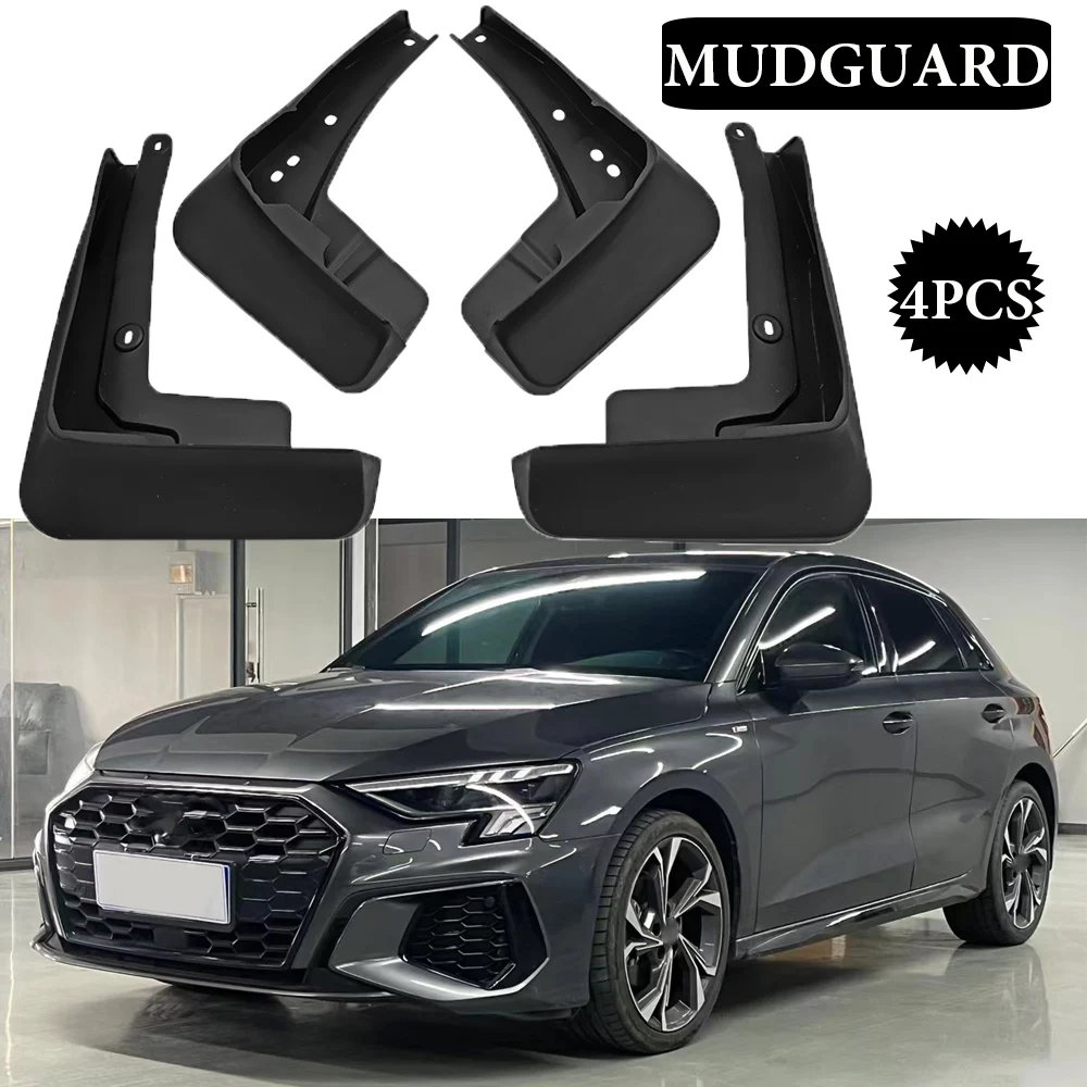 

Car-styling MudFlaps For AUDI A3 Sportback 2021 2022 2023 Mudguards Mud Flaps Splash Guards Wheels Fender Car Accessories 4PCS