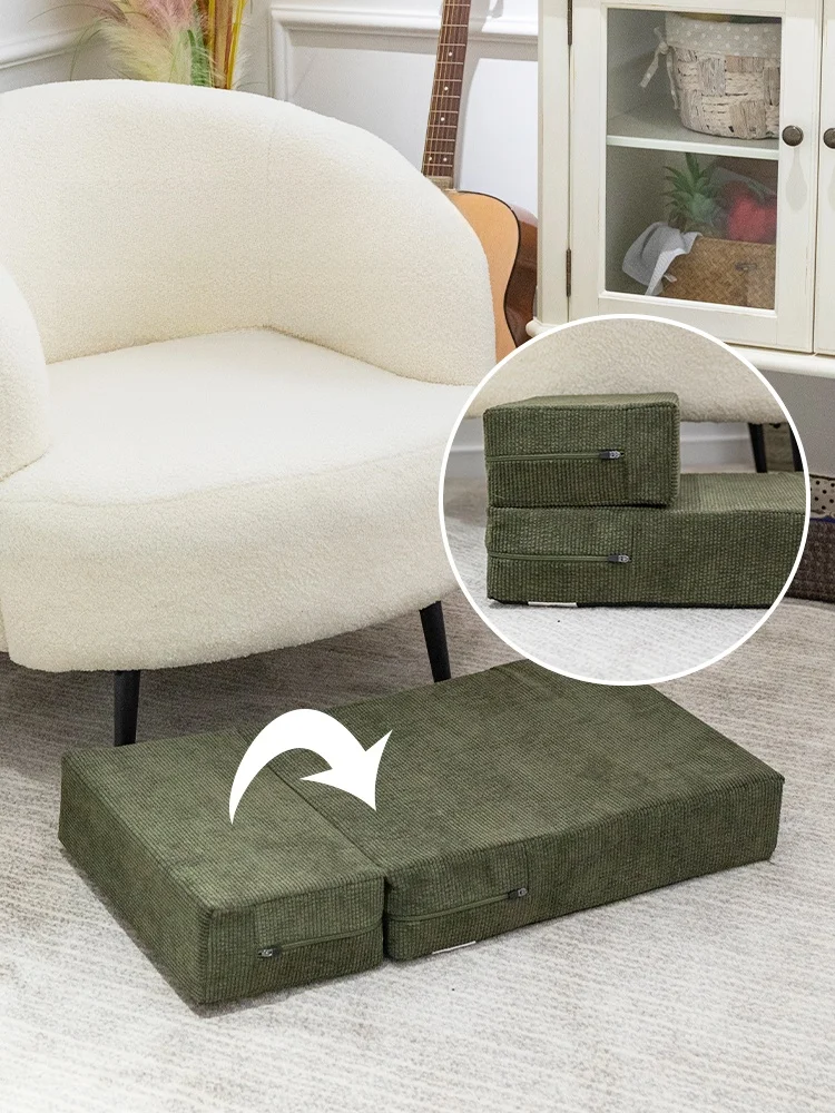 

Съемная поясная лестница для домашних животных, маленькие собаки, плюшевый диван, лестница для восхождения, высокая кровать, губчатые ступеньки, принадлежности для собак, хвост, партнер