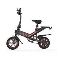 Y1S Electric Bike 350W Motor 36V 10.4Ah Battery 14 Inch Tire Ebike 25km/h Max Speed 30-40km Range city Electric Bicycle