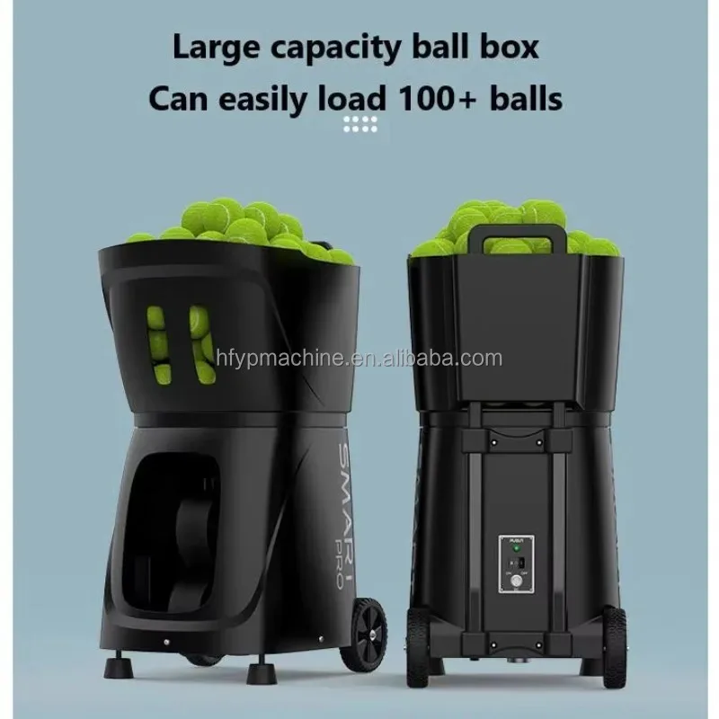 Tennis Training Equipment Intelligent AI Coach Tennis Ball Machine Outdoor APP Control Tennis Ball Launcher Training Machine