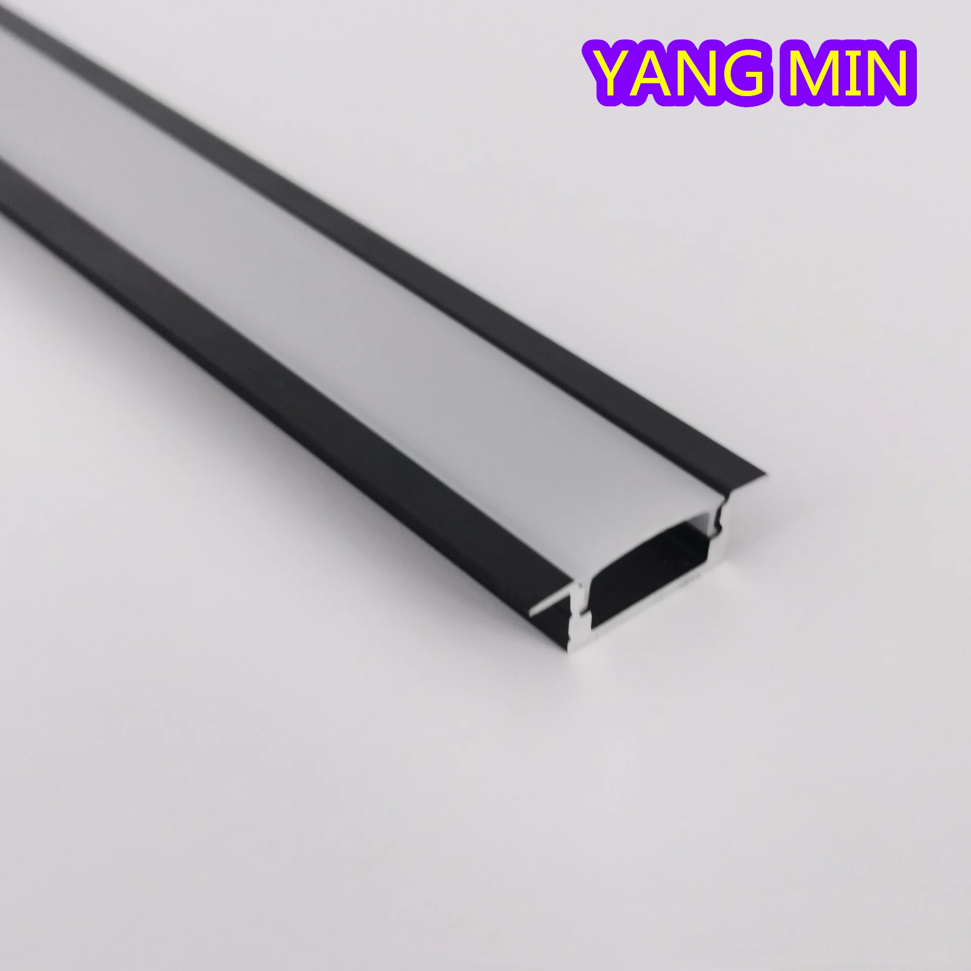 aluminio extrusao canal com difusor led strip light perfil de aluminio recesso 1m 01