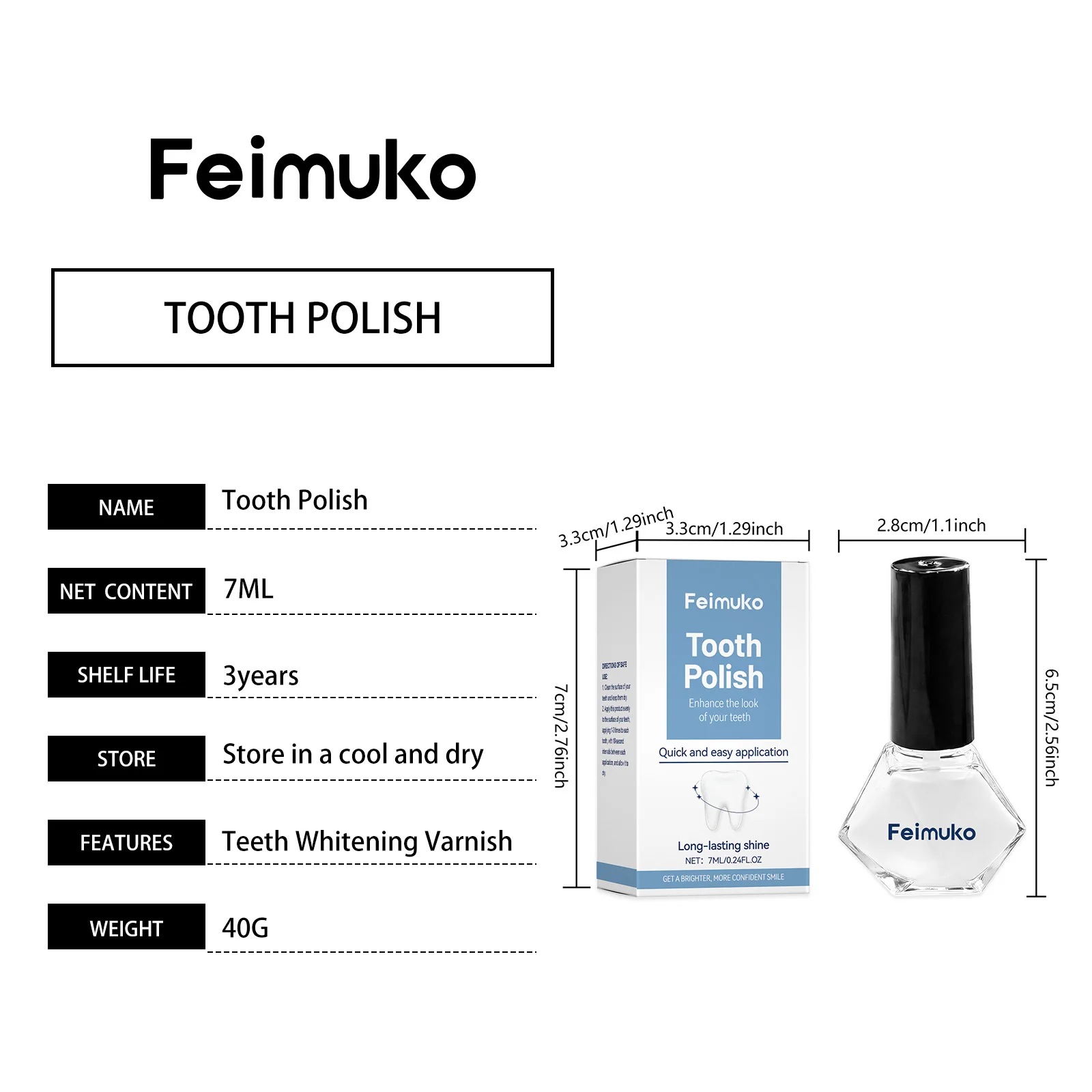 Teeth Whitening Care Paint Gentle Clean Surface Natural Bright Shine Stain Yellowing Removal Dental Cleaning Tool Odor Removal