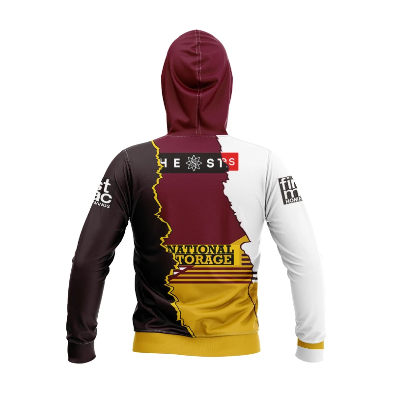 KIDS HOODIE 2024 Brisbane Broncos away Indigenous rugby jersey