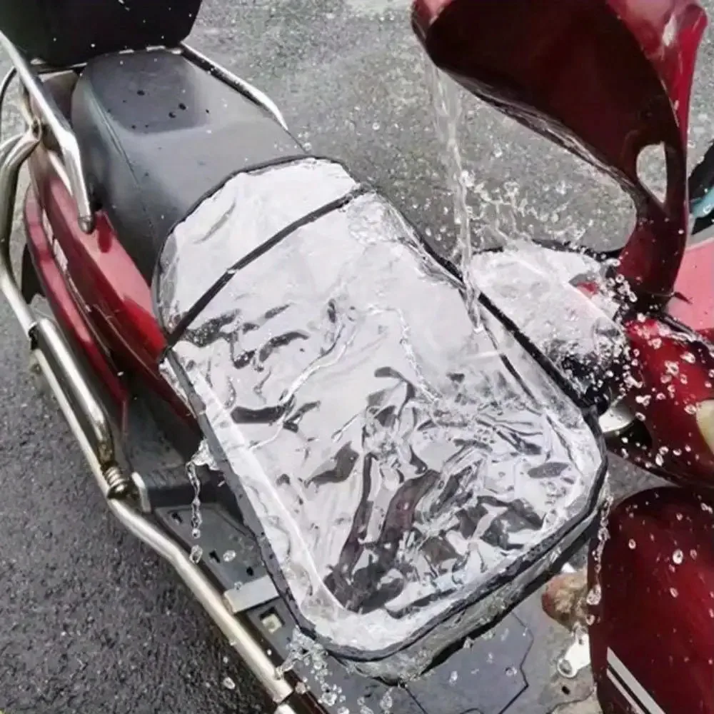 1 Paar Handschuhe mit transparentem Griff für Elektrofahrräder, PVC, winddicht, regenfest, wasserdicht, Motorradgriff-Schutzhülle