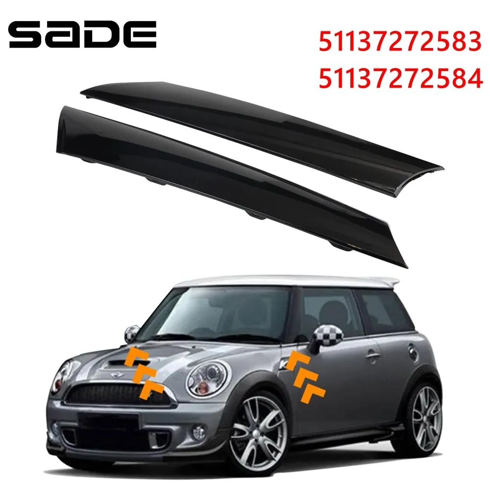 51137272584 51137272583 Front Left& Right Side Windshield Post Trim A Pillar Molding Cover For 2007-2015 Mini Cooper R55 R56 R57